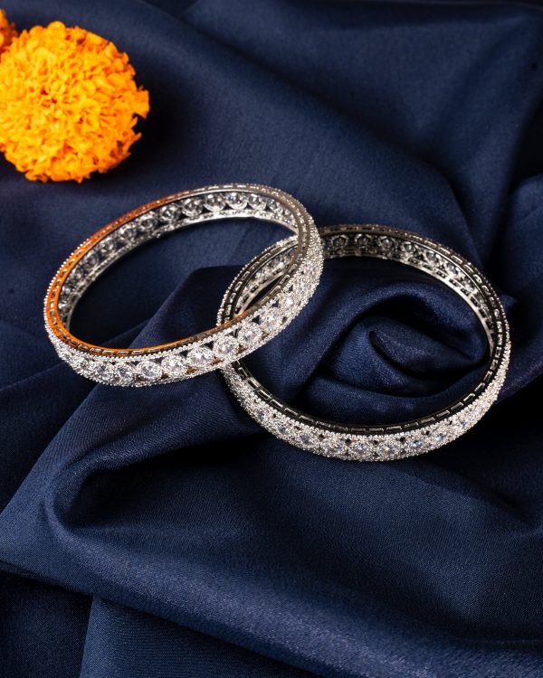 Crystal American Diamond Bangles - Image 3