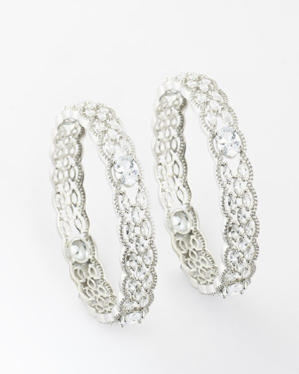 Crystal American Diamond Bangles - Image 5