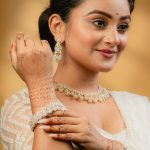 White Bridal Collections American Diamond Bangles Set - Image 2