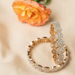 White Bridal Collections American Diamond Bangles Set - Image 4